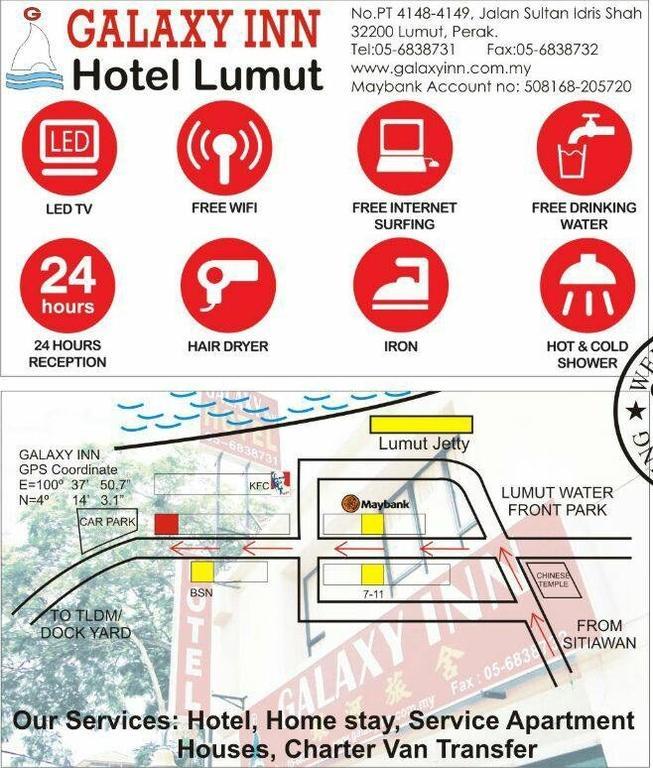 Galaxy Inn Lumut Exterior photo